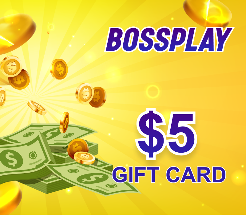 BossPlay 5 Credits Gift Card, $6.23