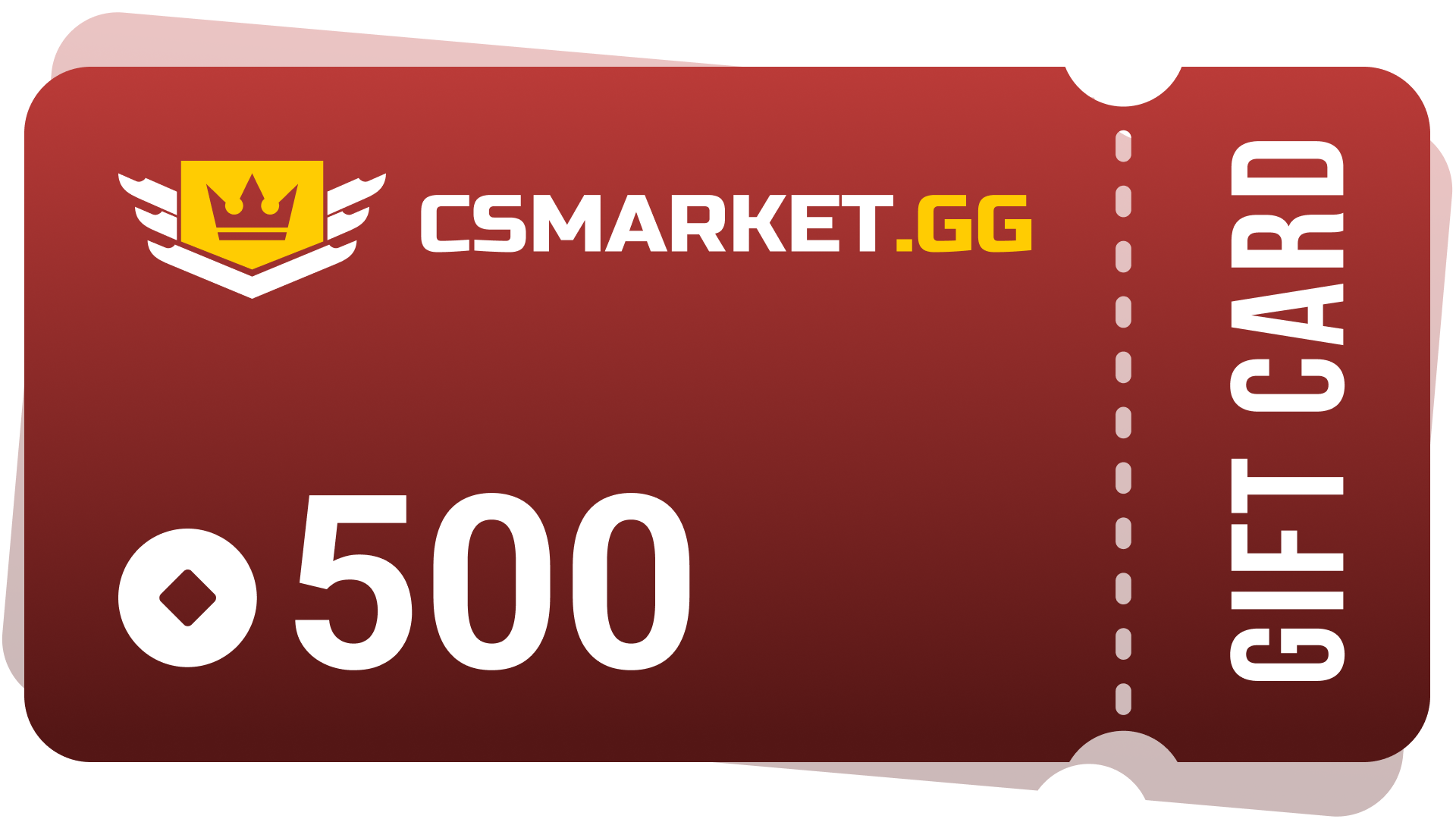 CSMARKET.GG 500 Gems Gift Card, $339.96