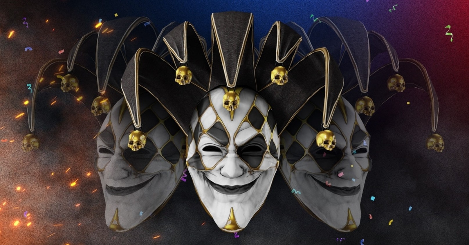 PAYDAY 2 - 10th Anniversary Jester Mask DLC Steam CD Key, $1.44