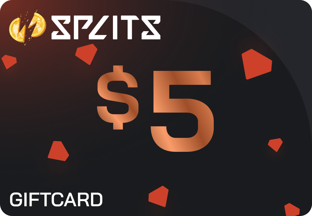Splits.gg $5 Gift Card, $5.59