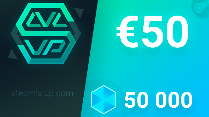 SteamlvlUP €50 Gift Code, $48.98