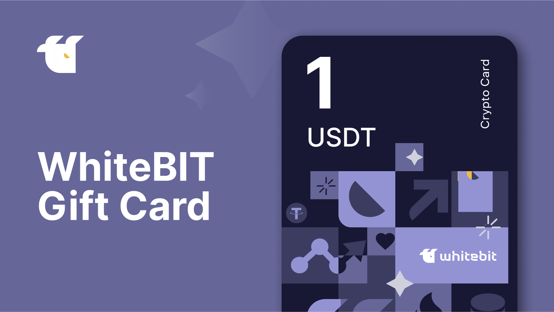 WhiteBIT 1 USDT Gift Card, $1.33