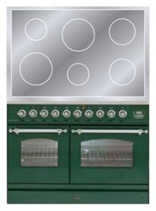 Characteristics Kitchen Stove ILVE PDNI-100-MW Green Photo