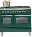 ILVE PDNE-100-MW Green Kitchen Stove, type of oven: electric, type of hob: electric