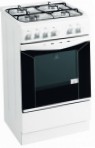 Indesit KJ 1G21 (W) Кухонная плита, тип духового шкафа: газовая, тип варочной панели: газовая