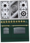 ILVE PDN-90V-MP Green Kitchen Stove, type of oven: electric, type of hob: combined