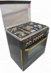 Fresh 80x55 ITALIANO brown st.st. top Kitchen Stove, type of oven: gas, type of hob: gas