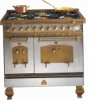 Restart ELG023 Stainless-Steel Kitchen Stove, type of oven: electric, type of hob: gas