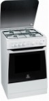 Indesit KN 6G2 (W) Kitchen Stove, type of oven: gas, type of hob: gas