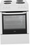 BEKO CSE 56000 GW Fornuis, type oven: elektrisch, type kookplaat: elektrisch