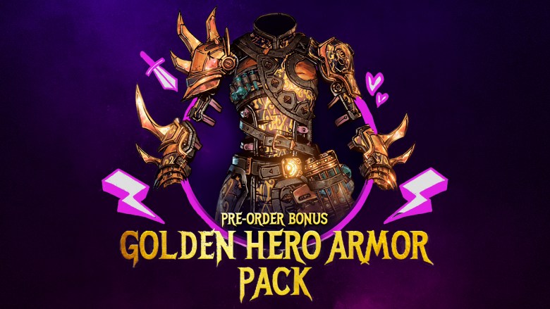 Tiny Tina's Wonderlands - Golden Hero Armor Pack EU Epic Games CD Key, $1.34