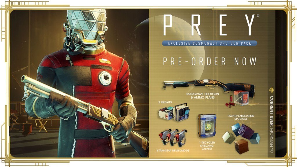 Prey + Cosmonaut Shotgun Pack DLC Steam CD Key, $7.45