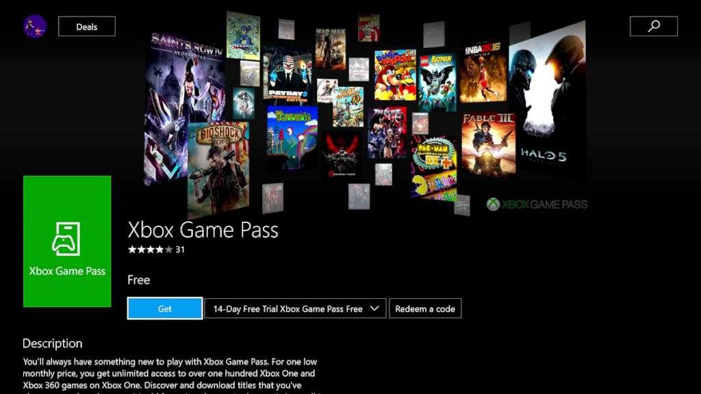 Xbox Game Pass for PC - 1 Month Trial Windows 10/11 PC CD Key (ONLY FOR NEW ACCOUNTS, valid for a week after purchase), $1.8