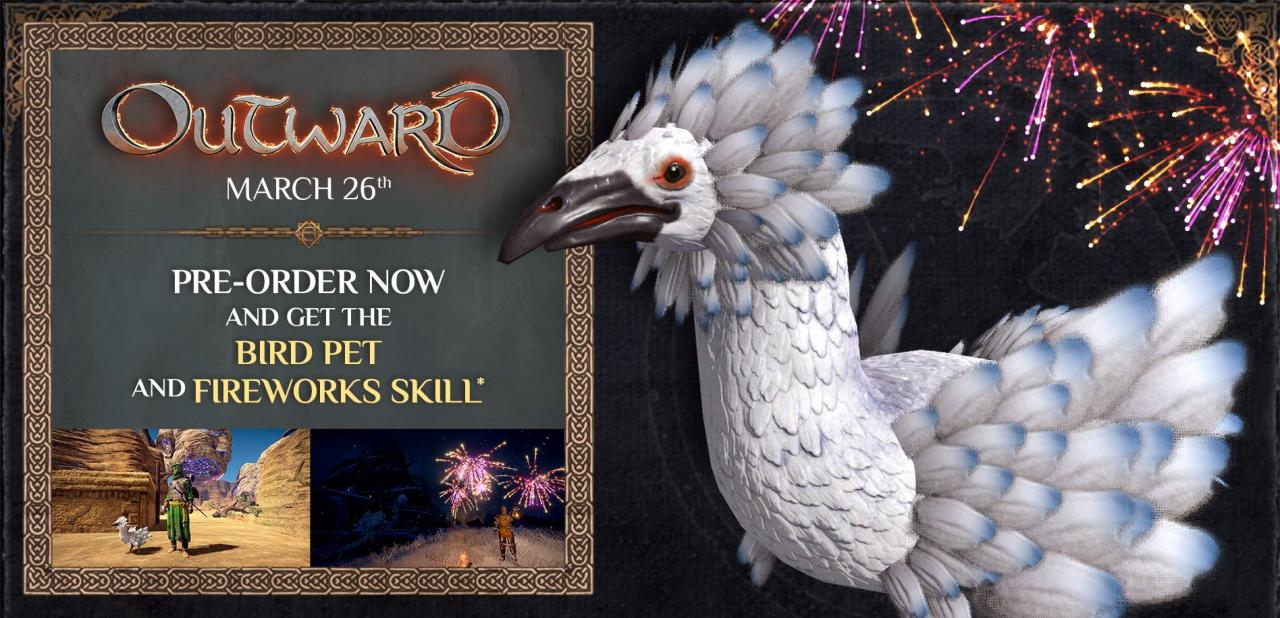 Outward - Pearl Bird Pet and Fireworks Skill DLC Steam CD Key, $1.67