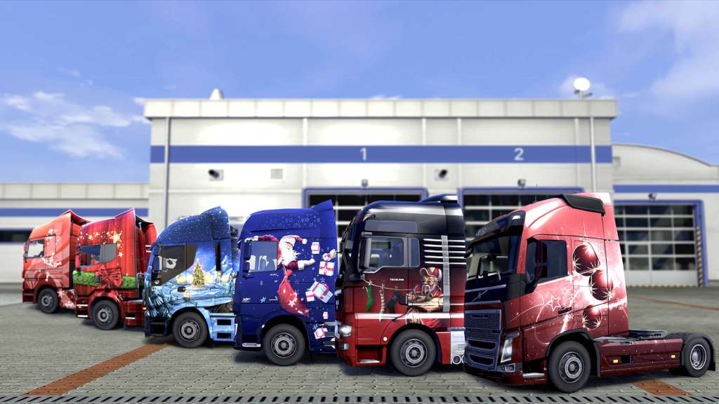 Euro Truck Simulator 2 - Christmas Paint Jobs Pack Steam CD Key, $1.12