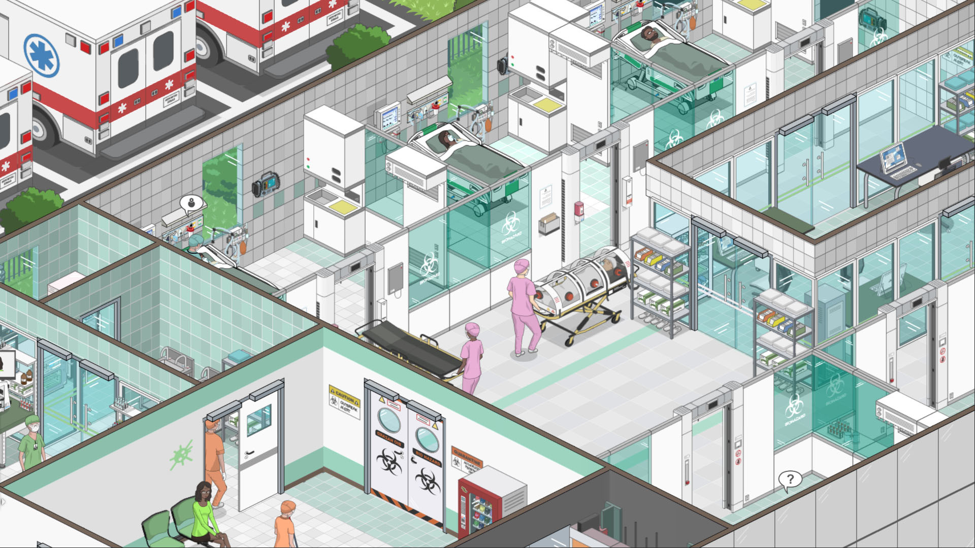 Project Hospital - Department of Infectious Diseases DLC EU Steam Altergift, $5.38