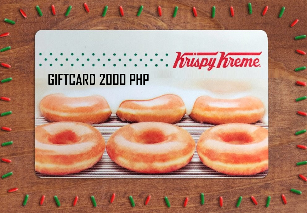 Krispy Kreme ₱2000 PH Gift Card, $44.27