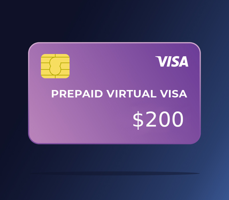 Prepaid Virtual VISA $200, $236.55